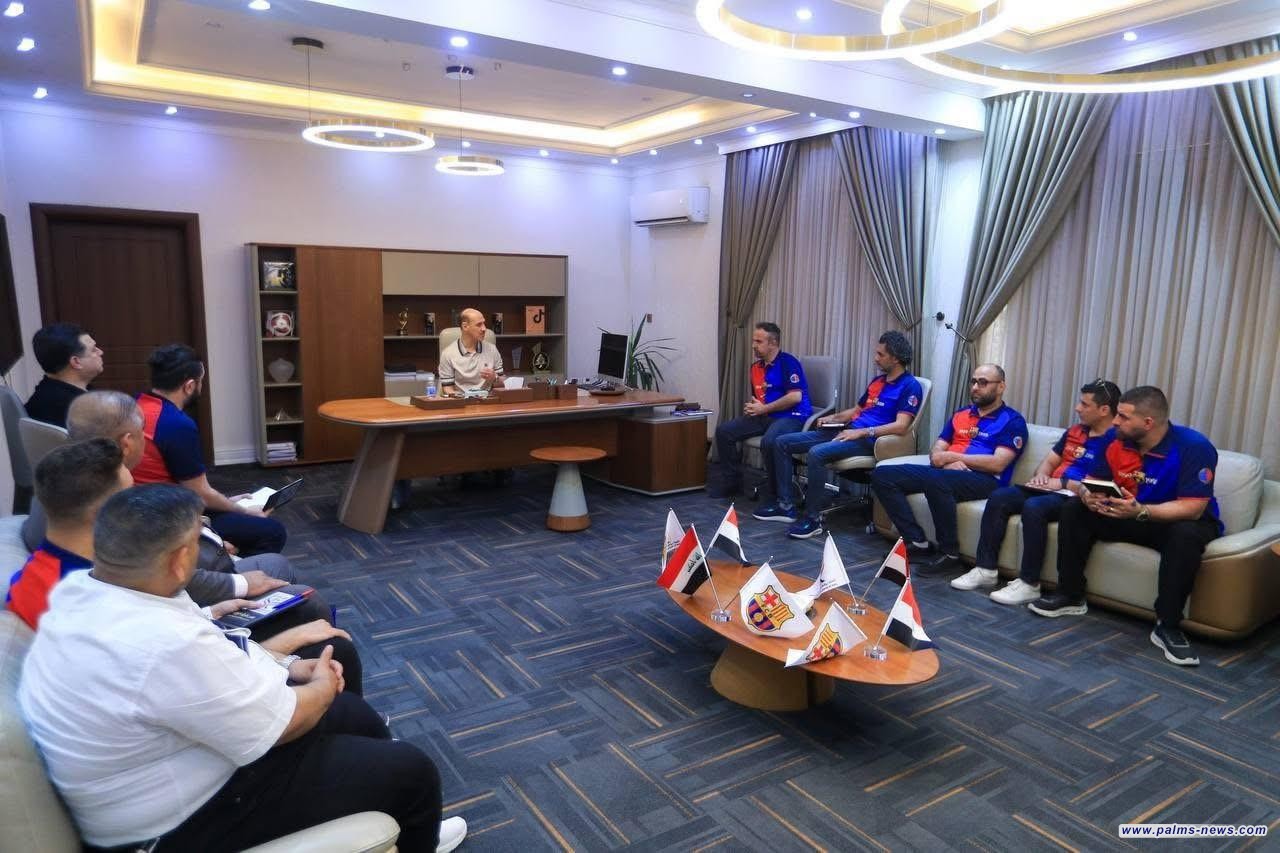 بحضور درجال.. انطلاق الرابطة المركزية لمشجعي برشلونة في العراق